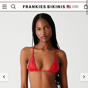 Frankie’s Lumia Triangle Bikini Top and Katarina Cheeky Bikini Bottom